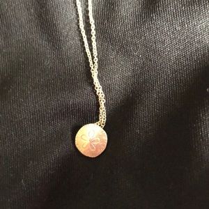 Silver dollar necklace